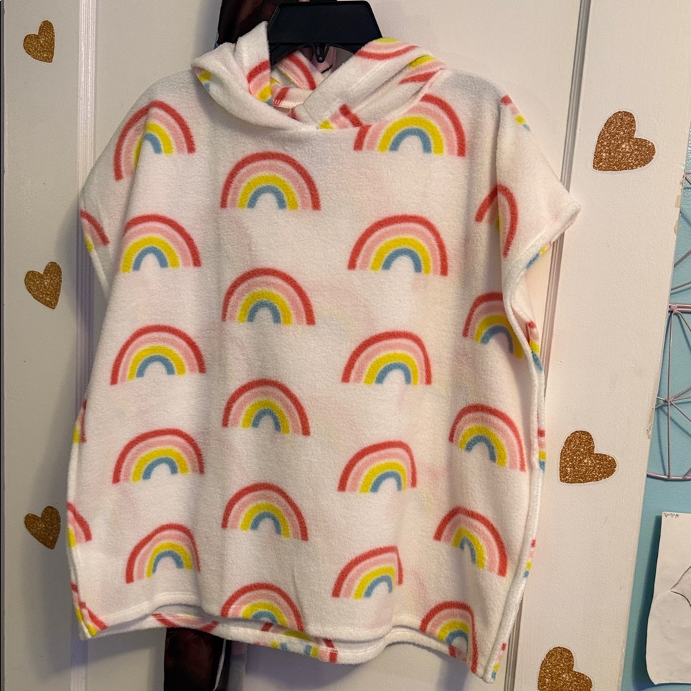 Rainbow Patterned Kids Hoodie